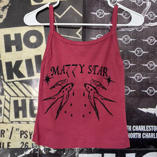 Mazzy star red baby tank SM/MED