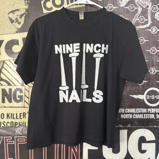Nine inch nails black boxy tee