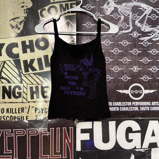 Fiona apple black/purple baby tank