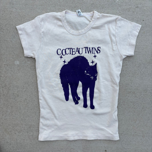Cocteau cream/purple babydoll tee