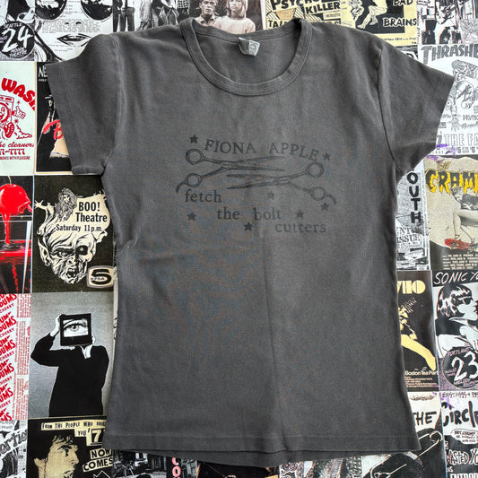 Fiona Apple grey babydoll tee MED