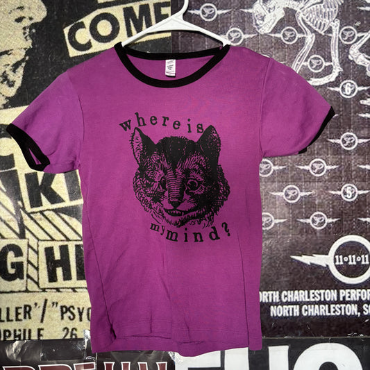 where is my mind purple long ringer baby tee SM/MED (ready)
