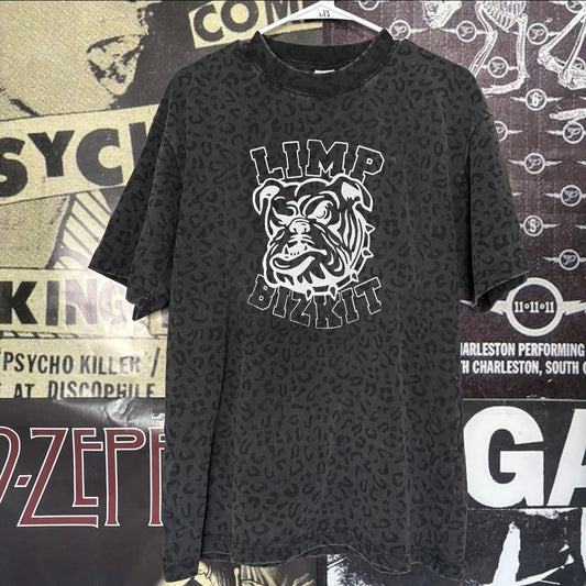 Limp bizkit grey cheetah t-shirt