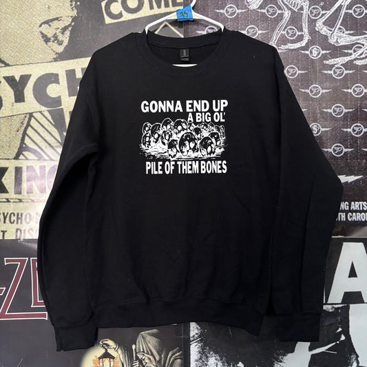 THEM BONES black sweatshirt