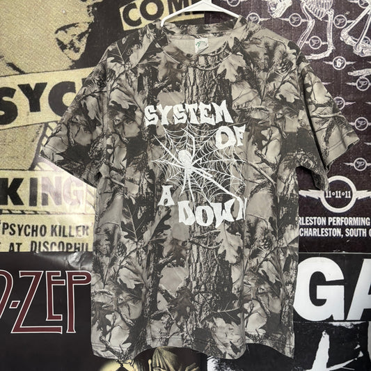 System of a Down grey camo t-shirt