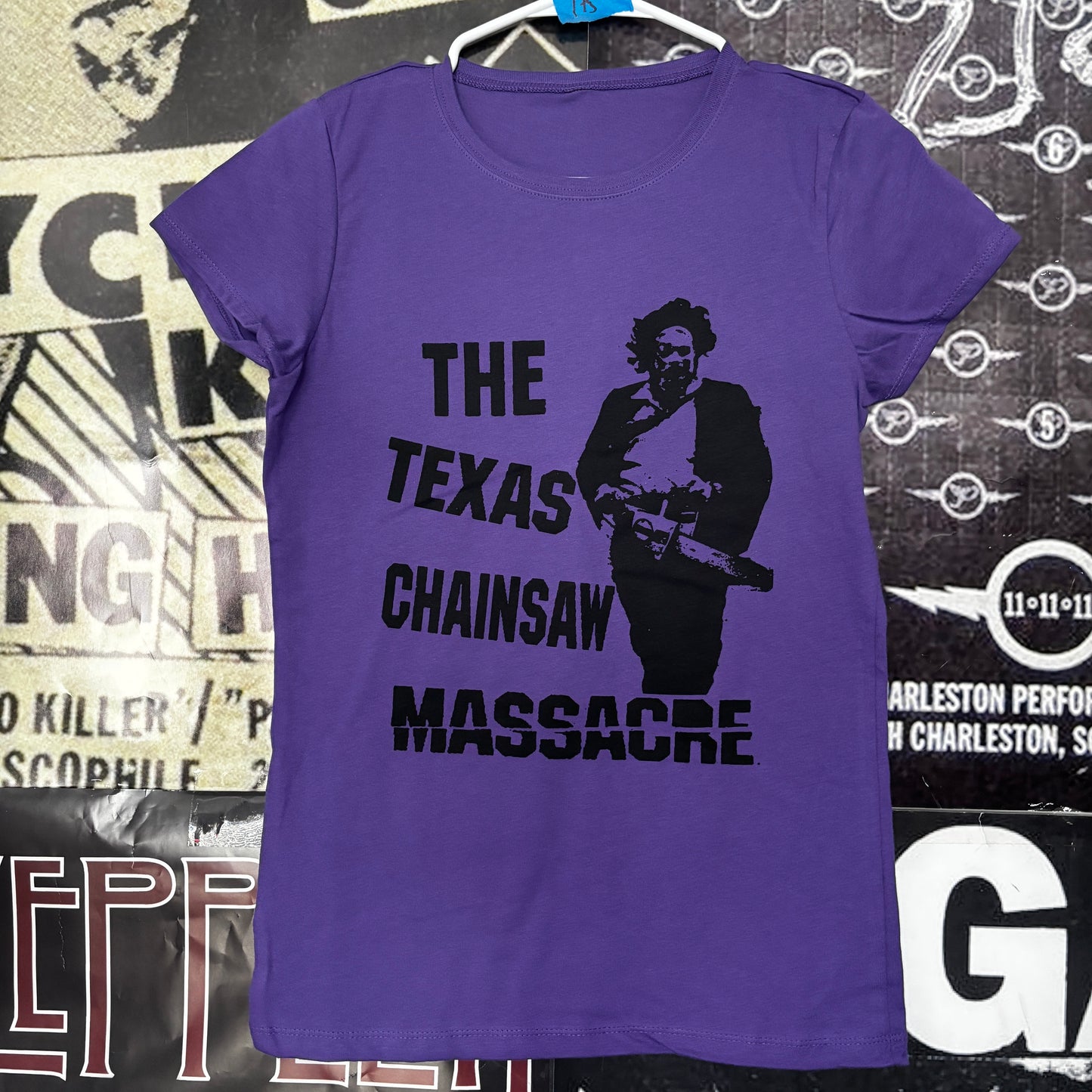 Texas purple babydoll tee SM/MED
