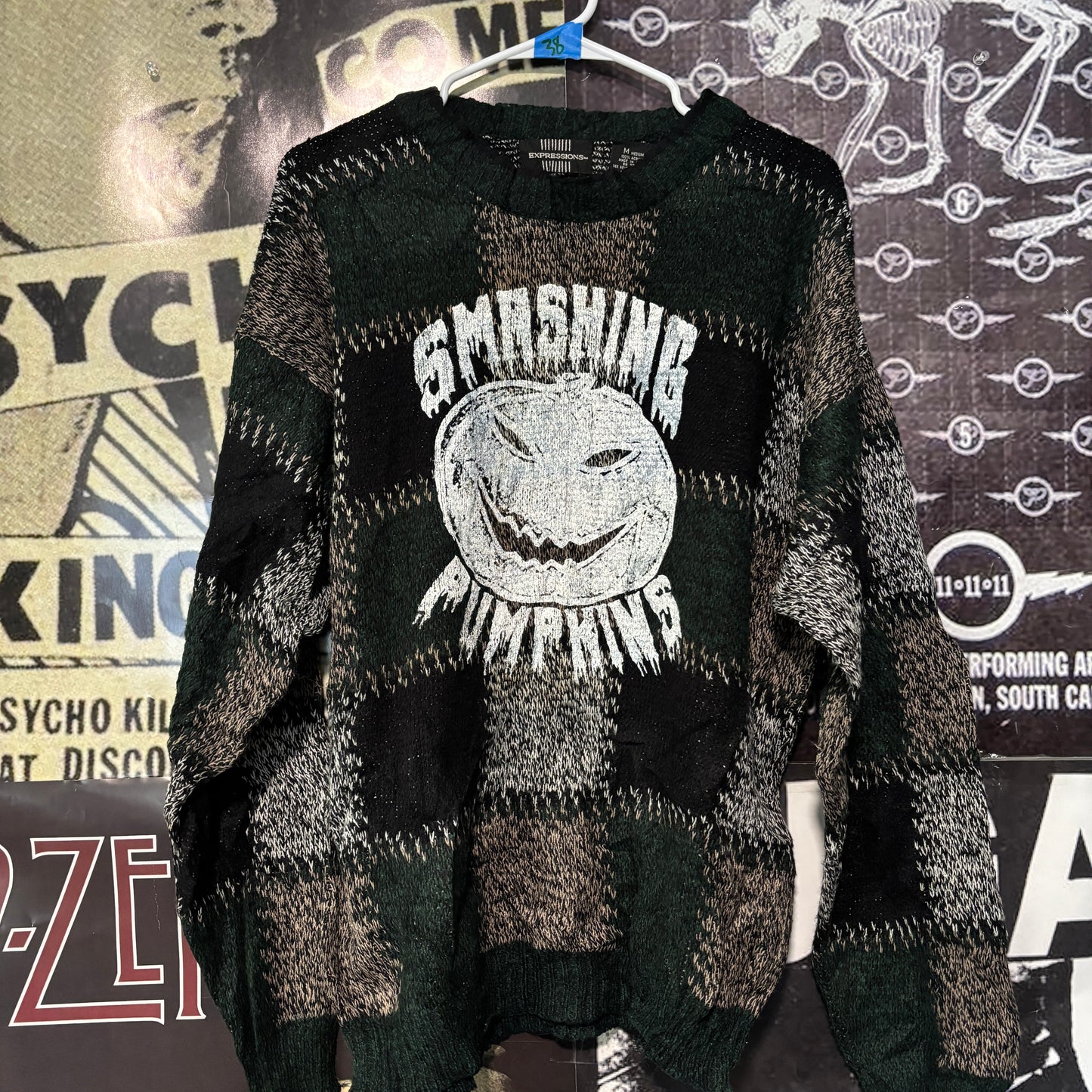 38 smashing pumpkins sweater LAR/XL