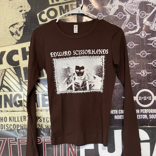 Scissorhands brown long sleeve