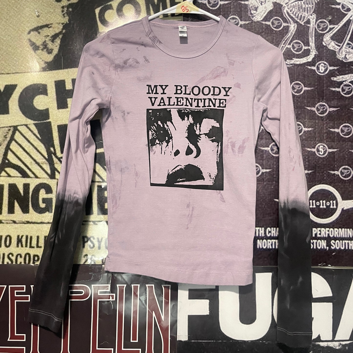 My bloody valentine purple/black baby long sleeve SM/MED