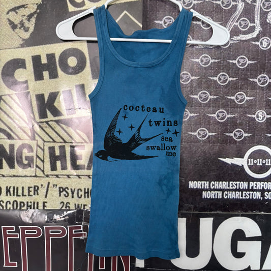 Cocteau twins blue  tank SM