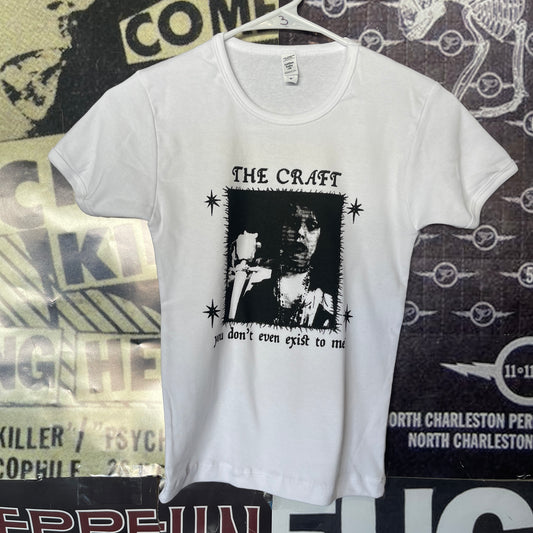 The craft white long baby tee