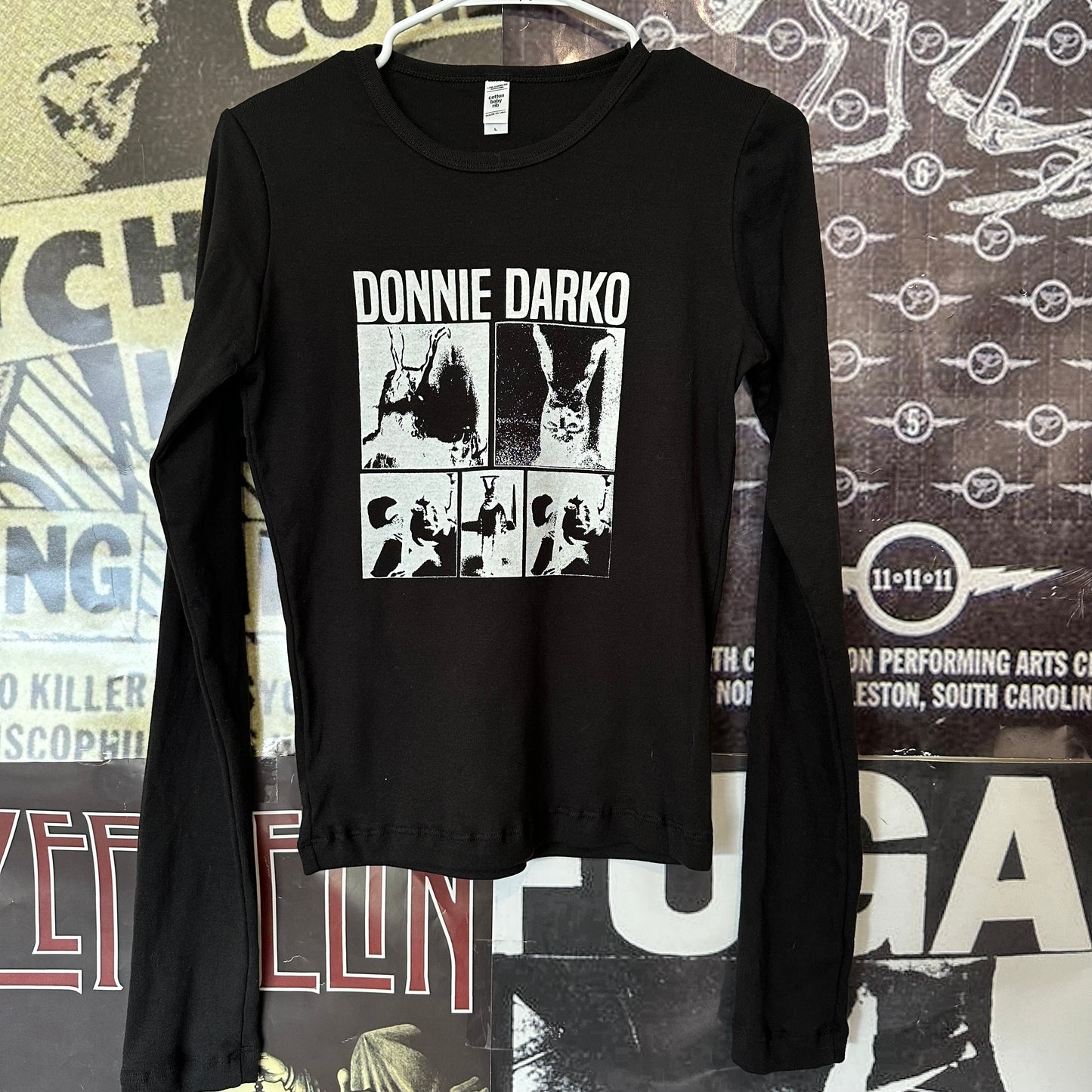 Donnie darko black baby long sleeve