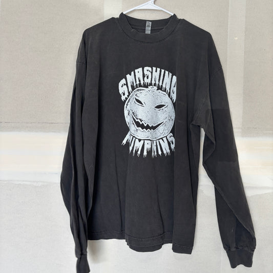 Smashing pumpkins dark grey unisex long sleeve XLARGE