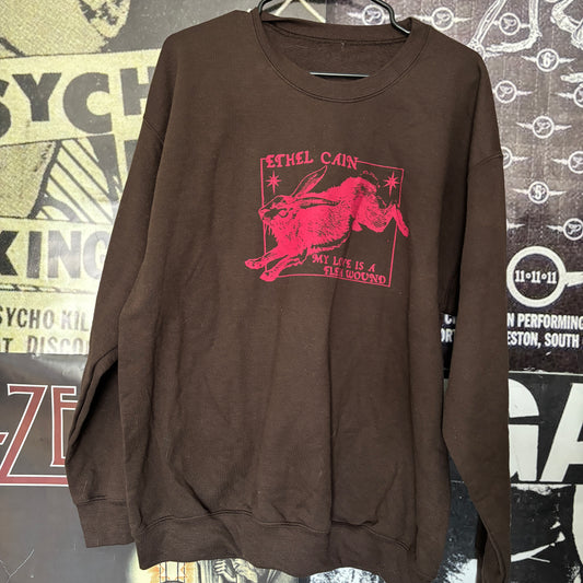 Ethel Cain brown/red sweatshirt SM/MED