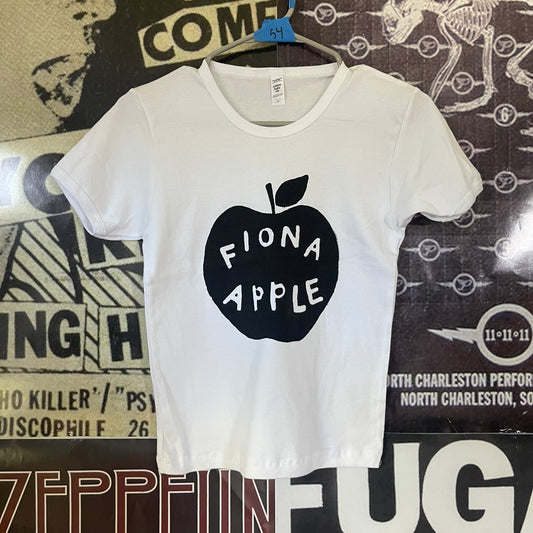 Fiona Apple long white baby tee