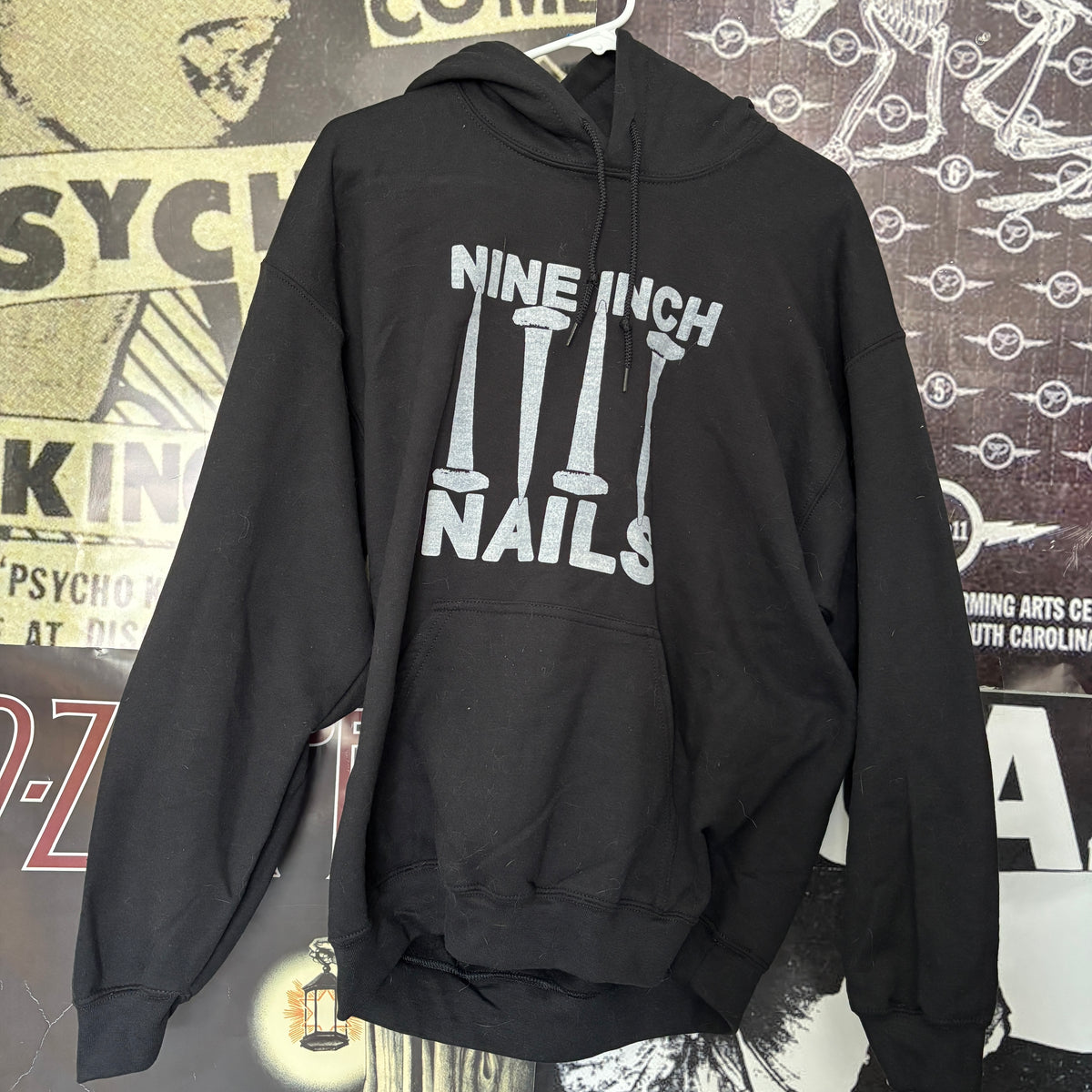 Nine inch nails black hoodie LAR