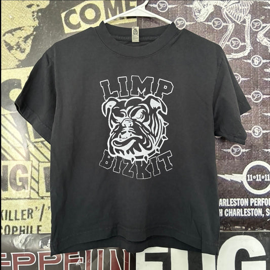 Limp bizkit black boxy tee