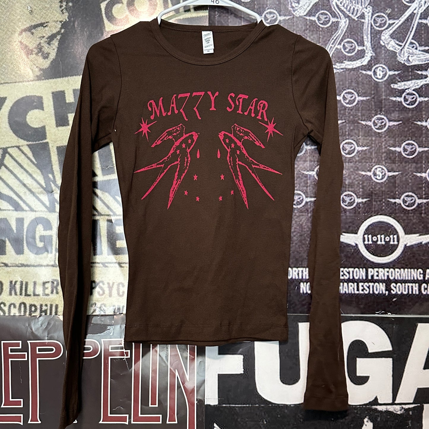 Mazzy star brown/red baby long sleeve