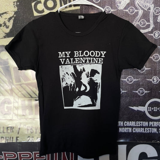 My bloody valentine black long baby tee