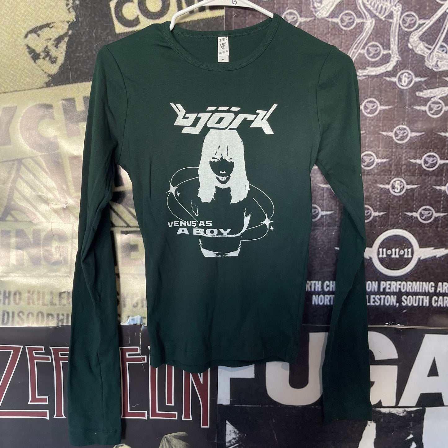 Bjork forest green baby long sleeve