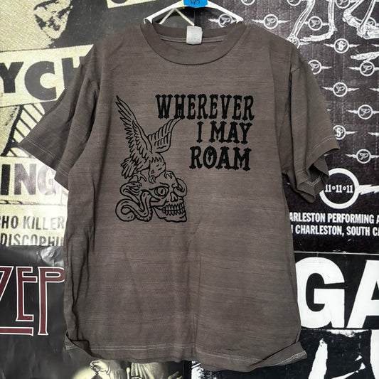 Roam brown striped tee SM/MED