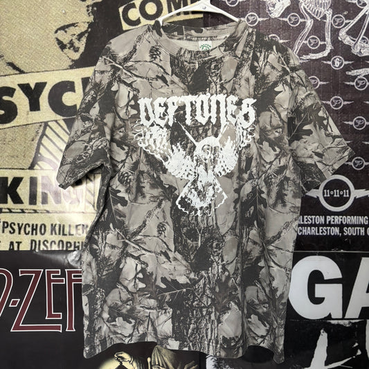 Deftones grey camo t-shirt