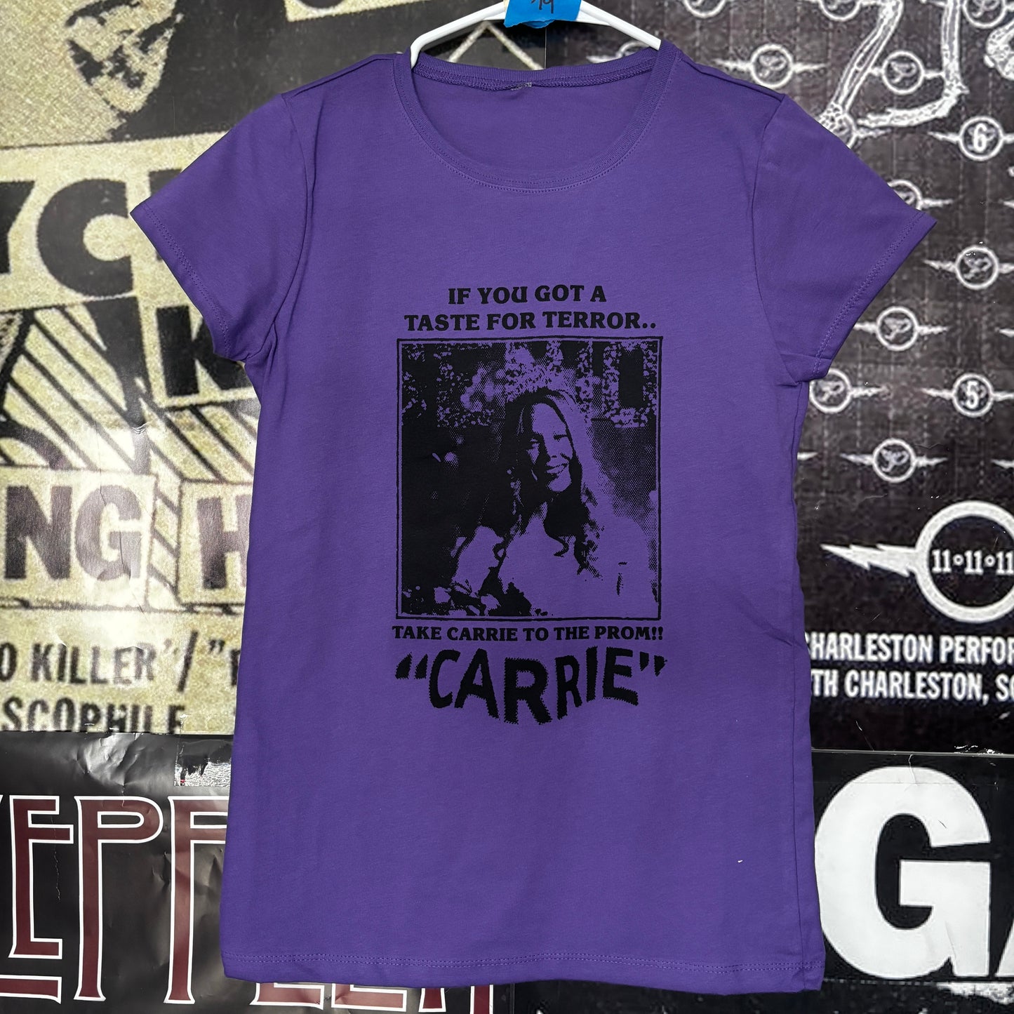 Carrie purple babydoll tee SM/MED