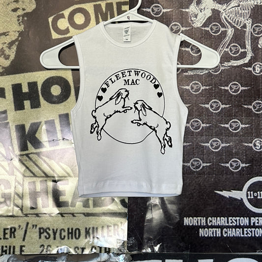 Fleetwood mac white tank XS
