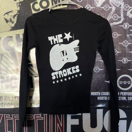 The strokes black baby long sleeve