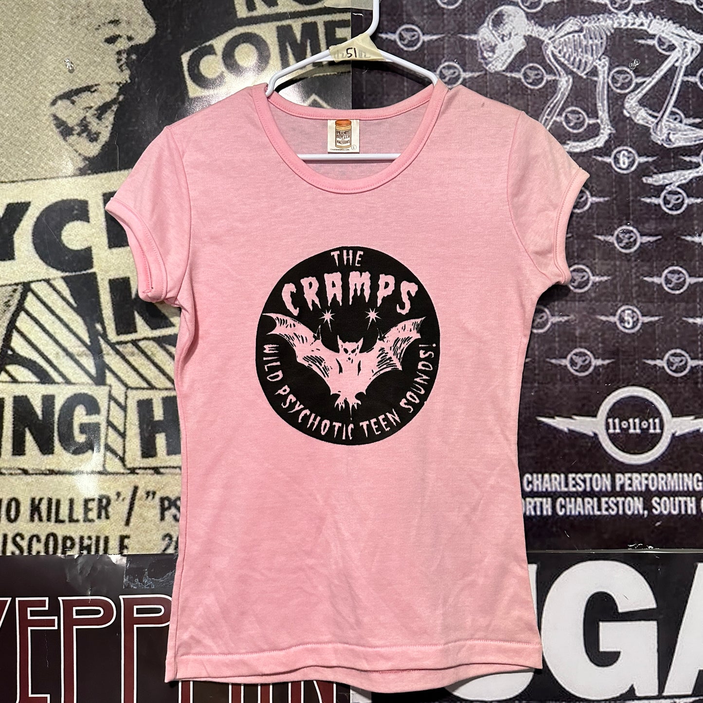 The cramps pink babydoll tee