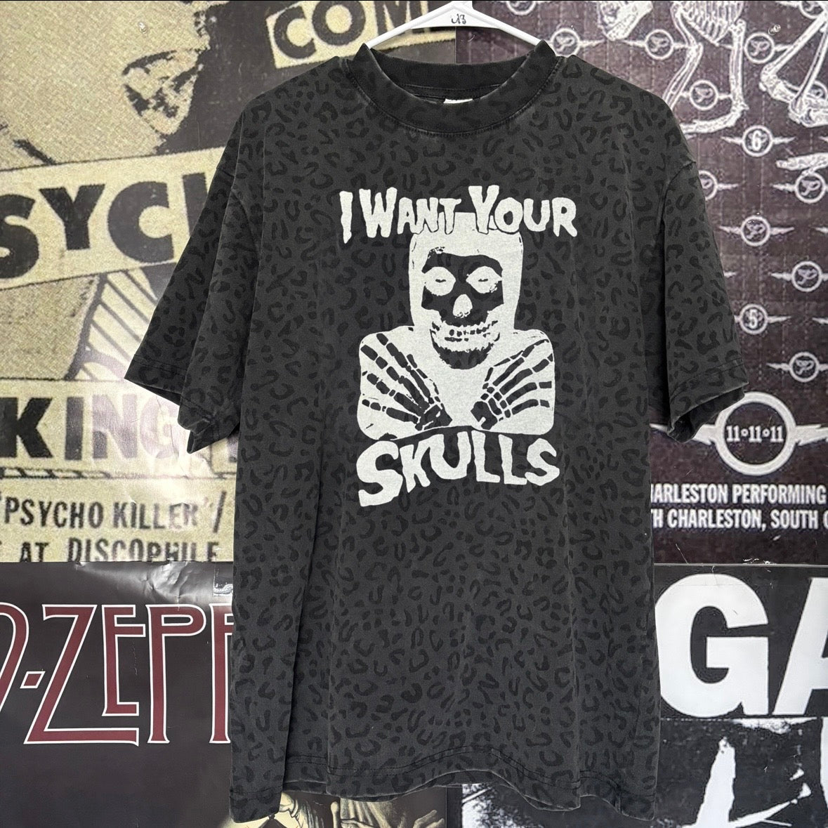 Misfits grey cheetah t-shirt