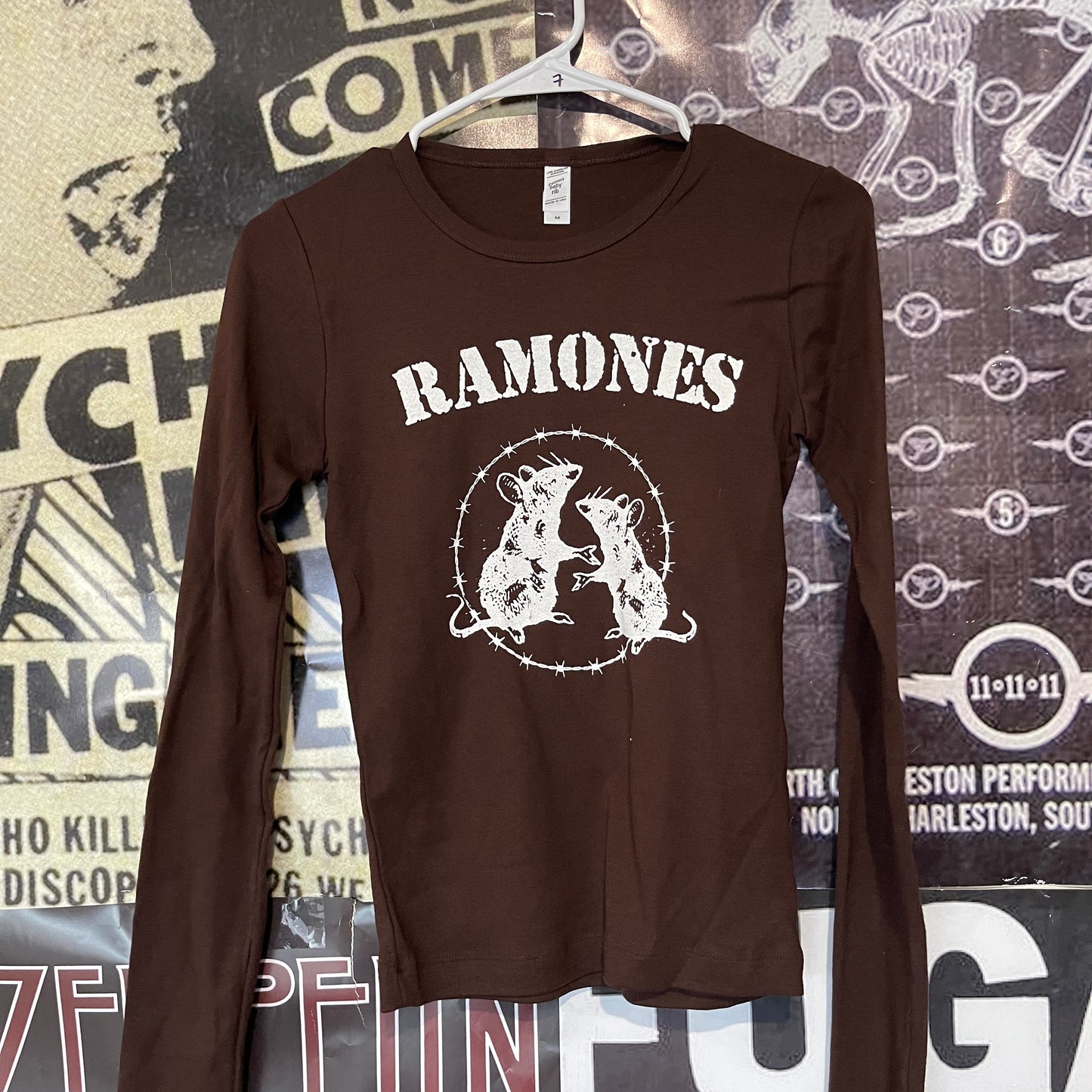 Ramones brown long sleeve