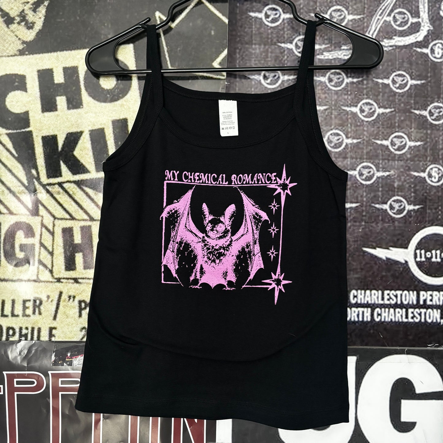Chemical black/pink baby tank MED/LAR