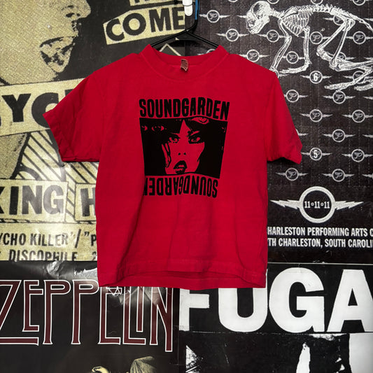 Soundgarden red boxy tee XS/SM
