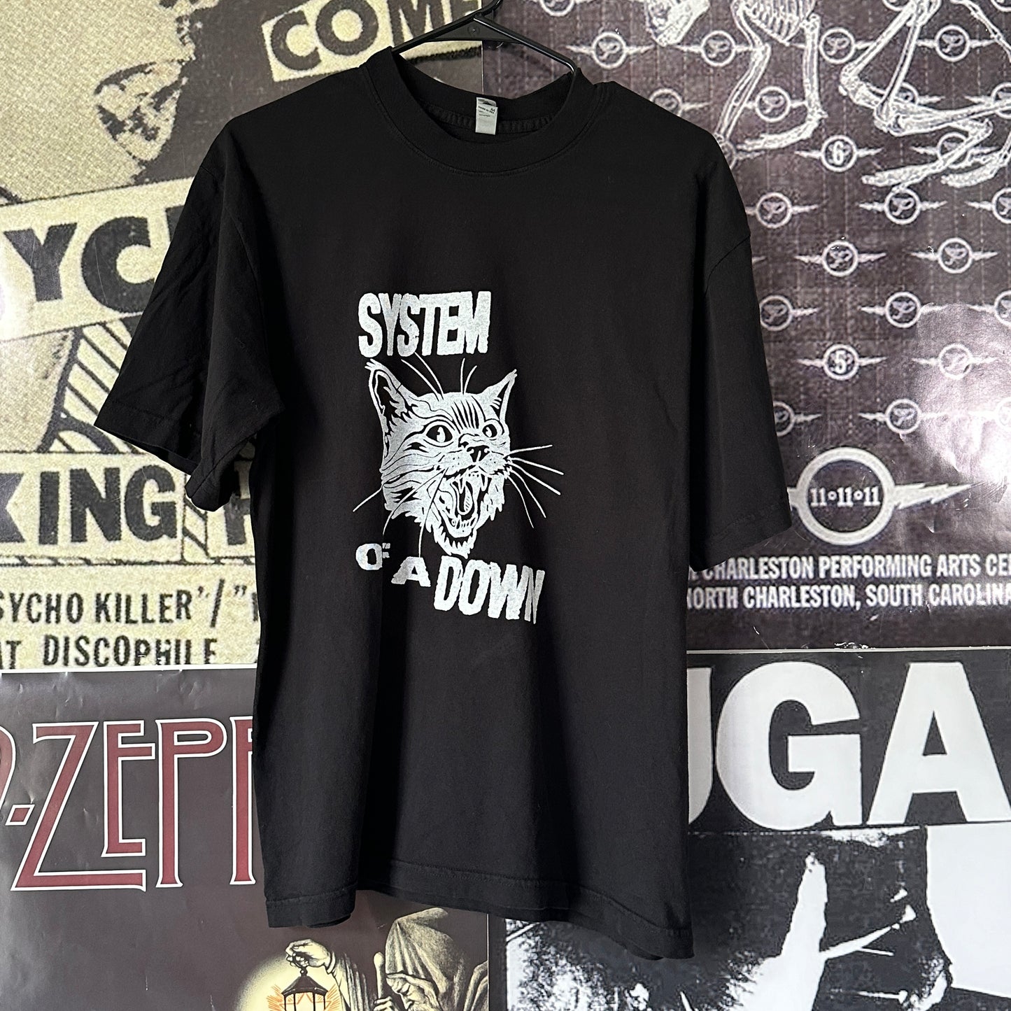 System of a Down black full size tee