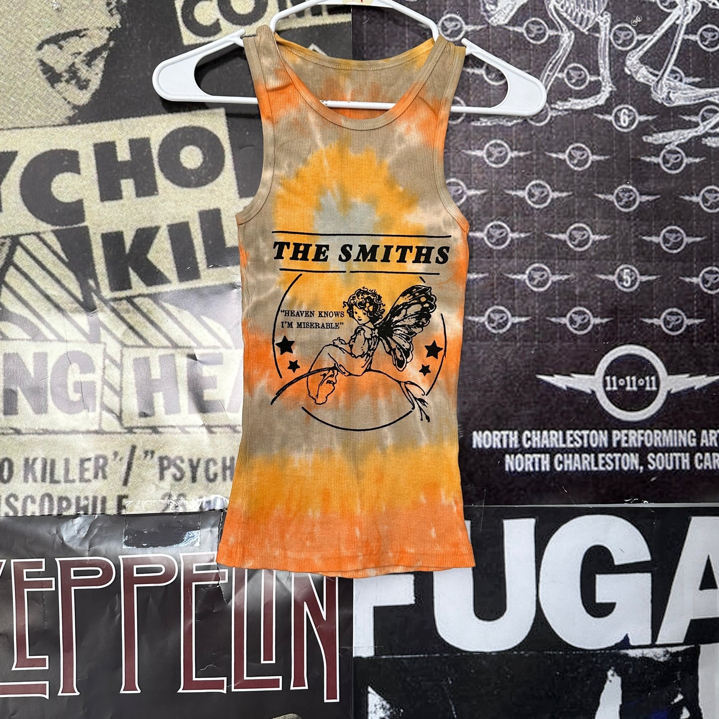 The smiths tie dye ribbed tank SM/MED