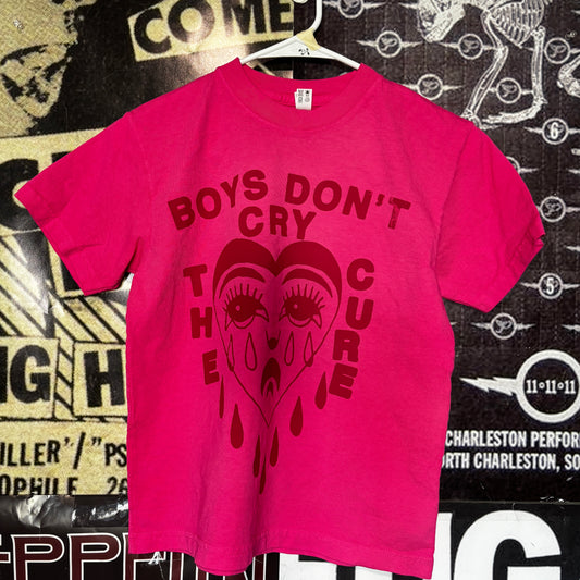 Cure hot pink slim t-shirt