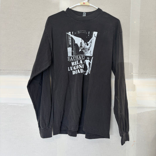 Bauhaus dark grey unisex long sleeve MEDIUM