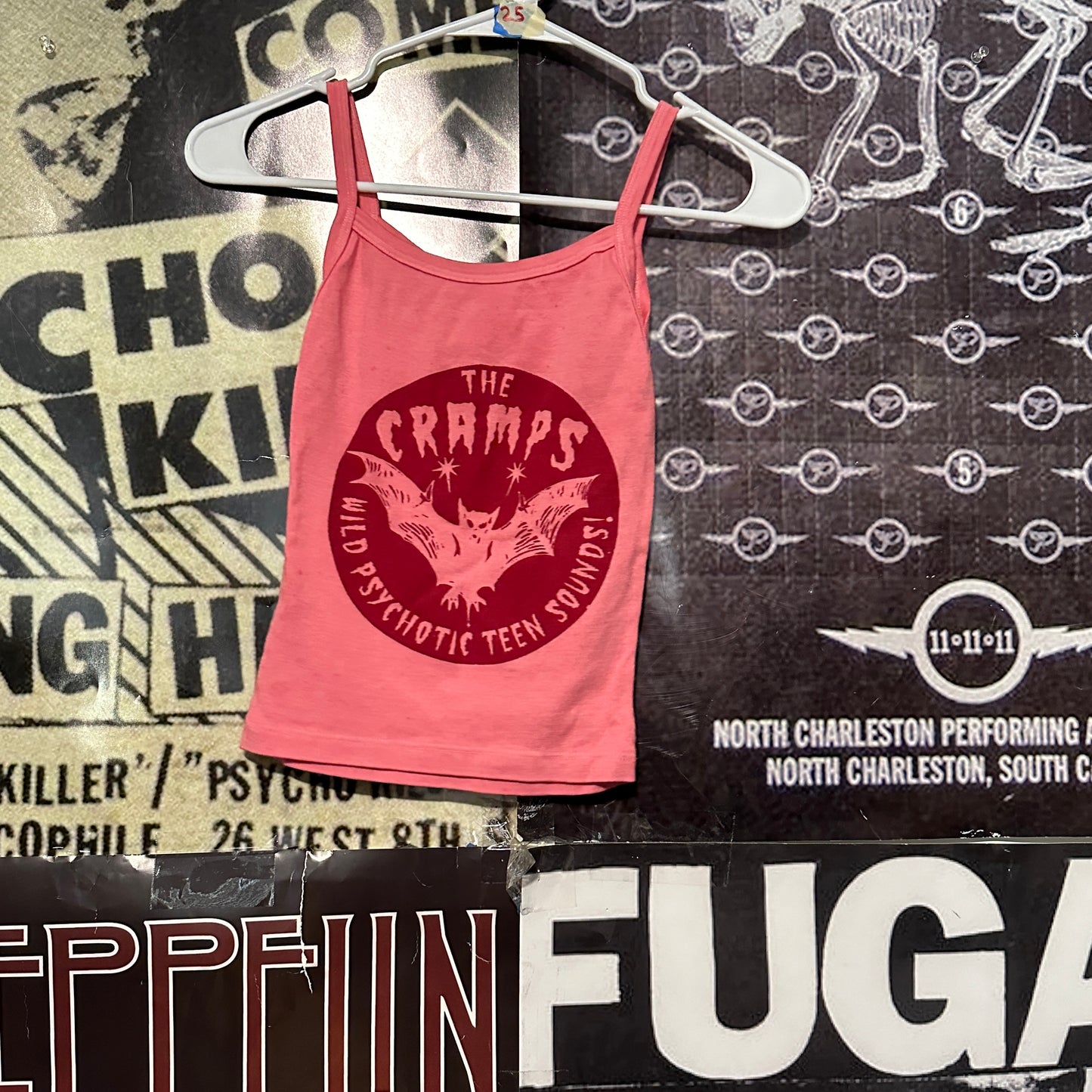 The cramps pink/red tank SM/MED