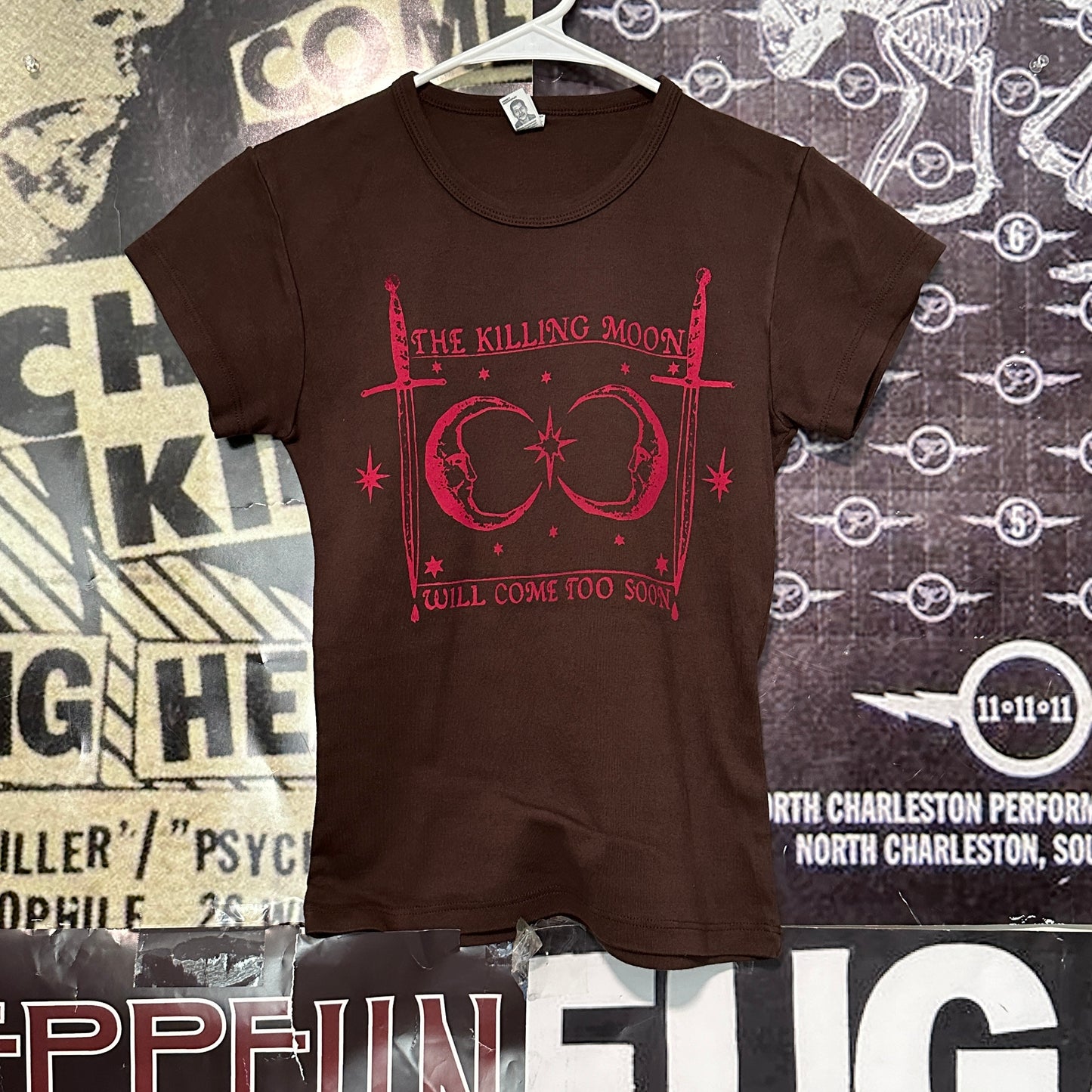 Killing moon brown/red baby doll tee