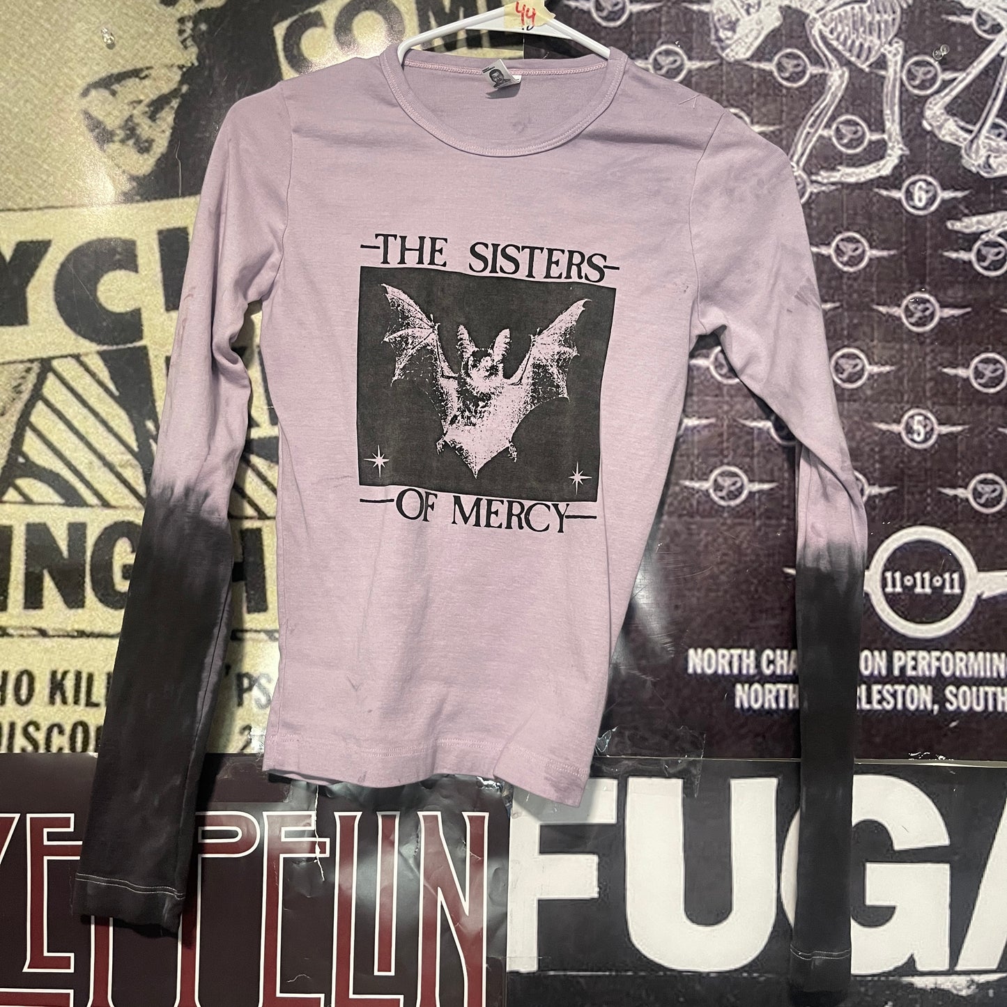 Sisters of mercy purple/black baby long sleeve SM/MED