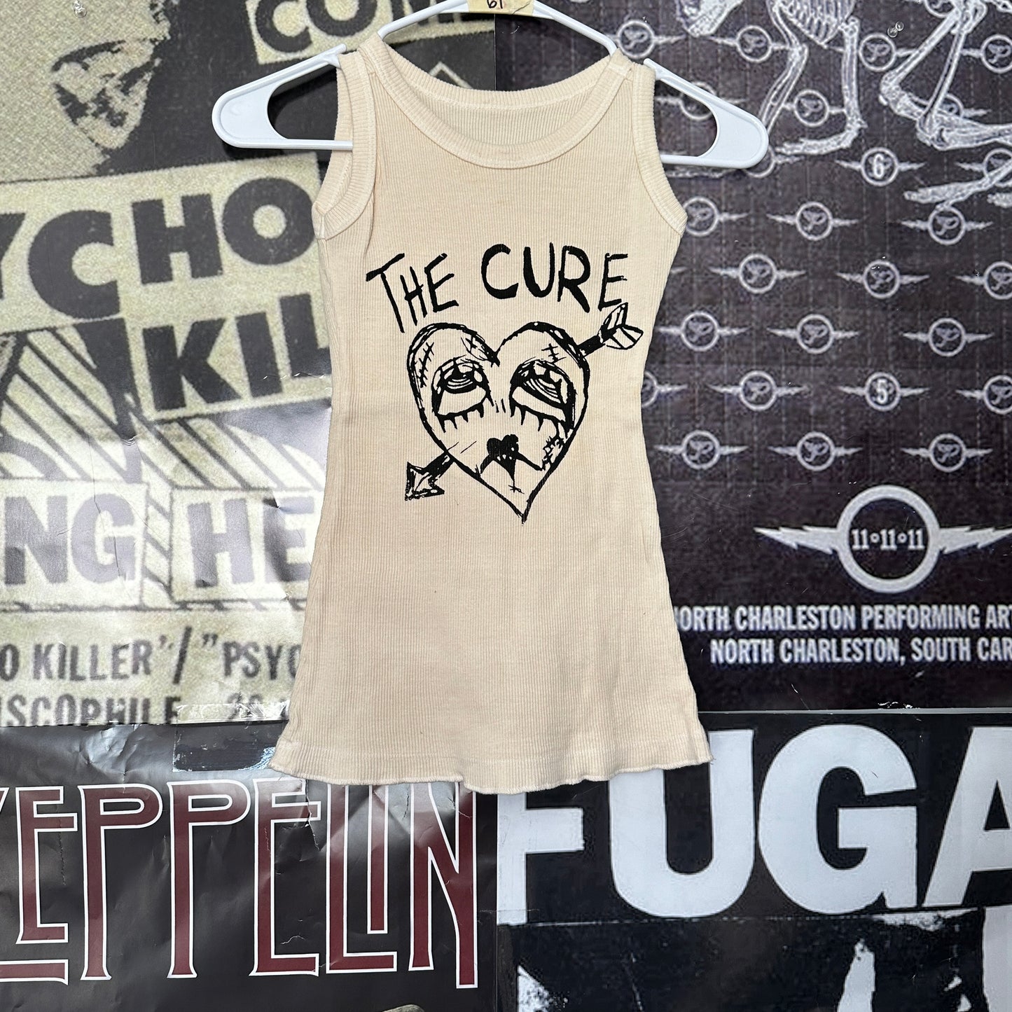 The cure tan ribbed tank SM/MED