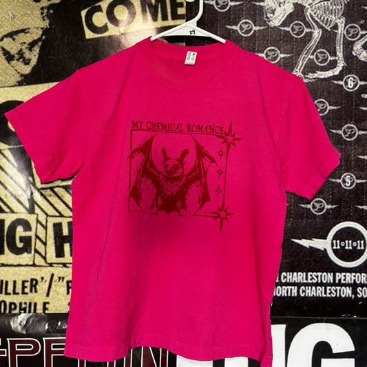 Chemical hot pink slim t-shirt