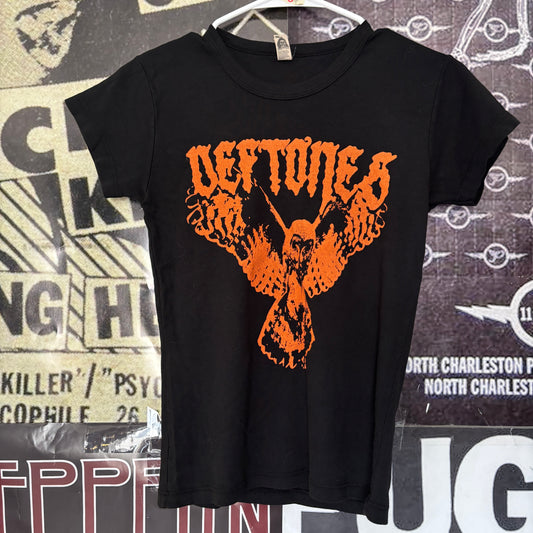 Def owl black/orange black babydoll tee SM/MED