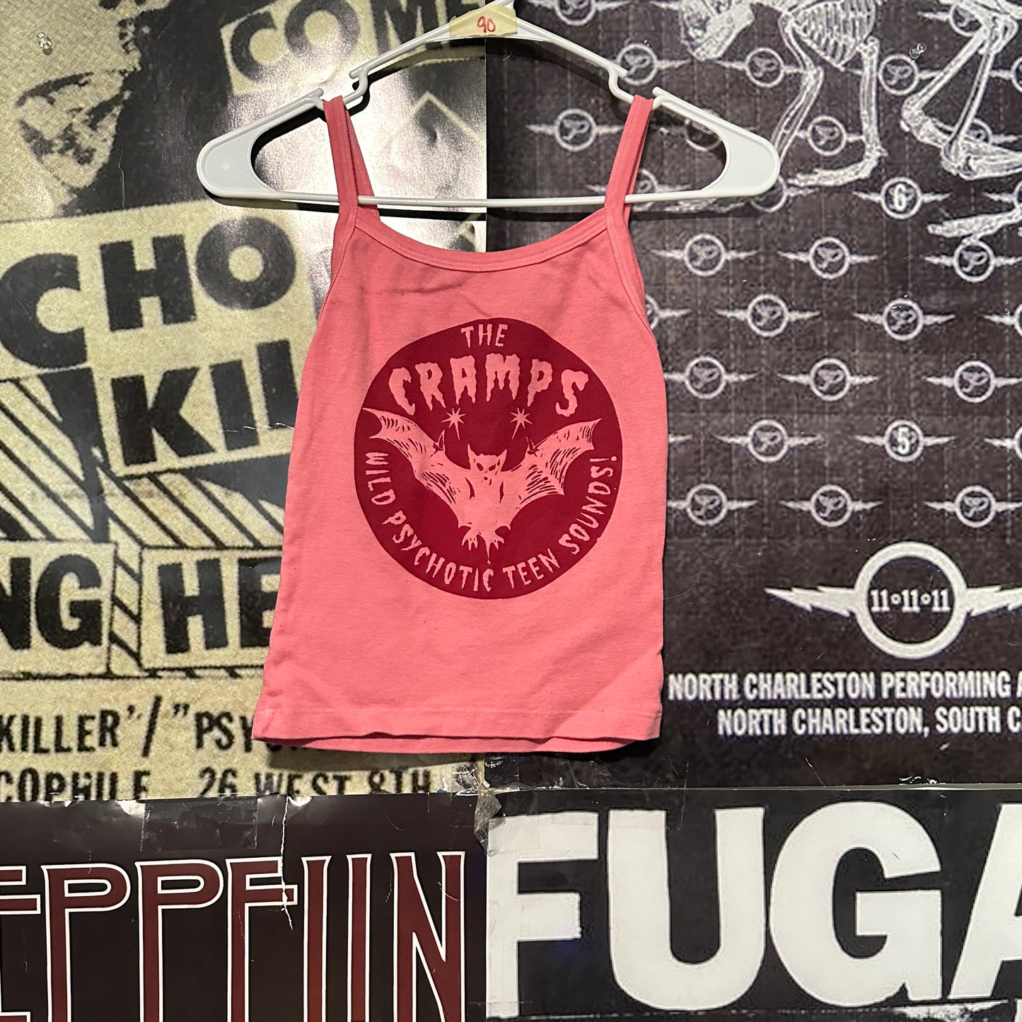 The cramps pink/red tank SM/MED