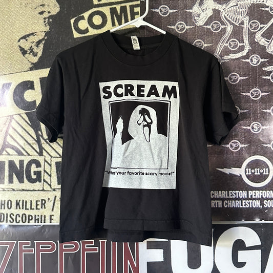 Scream black boxy tee