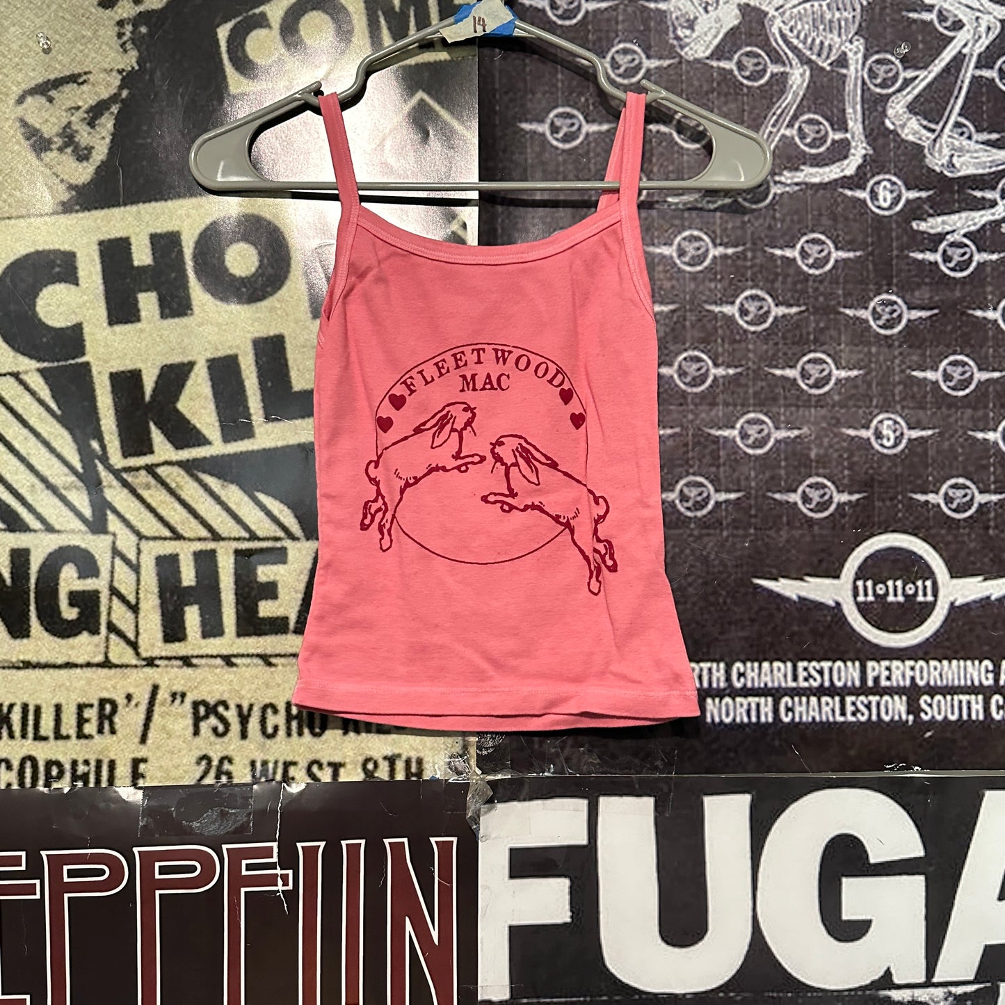 Fleetwood Mac pink/red tank SM/MED