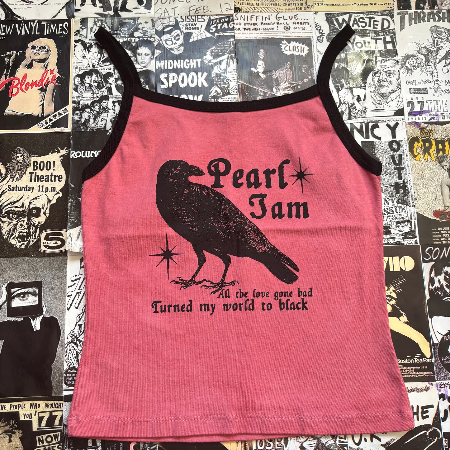 Pearl Jam red ringer tank LAR
