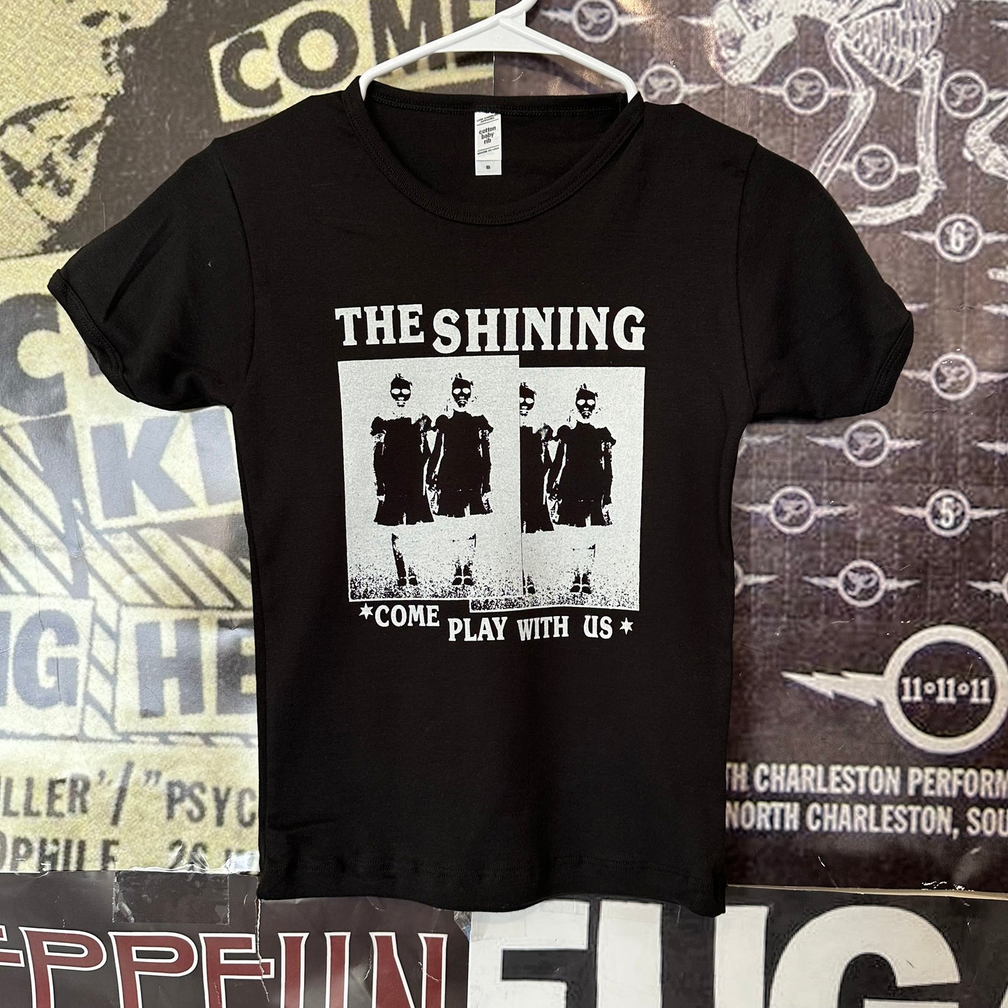 The shining black long baby tee