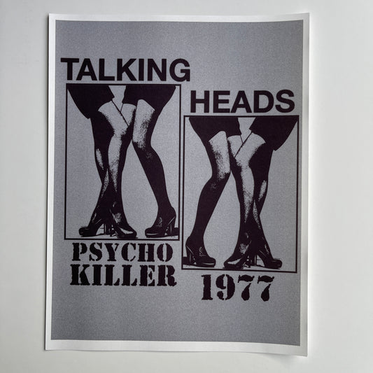 Talking heads poster